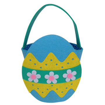 Blue Easter egg candy gift bucket