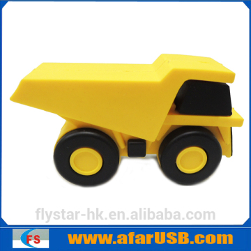 3d dump truck usb flash drive; tip truck usb flash drive, skip car usb flash drive