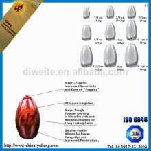 Top quality tungsten flishing weight sinker