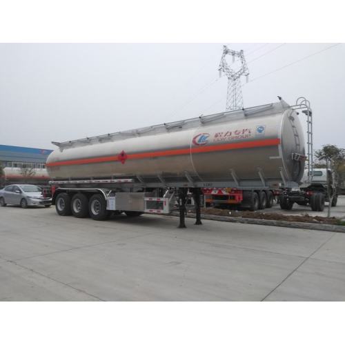 Triaxles Petrol Minyak Tanker Bahan Api Semi Trailer