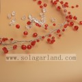 Ακρυλικό Bead Red Berry Tree Branch για κεντρικά τεμάχια