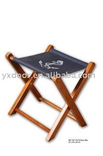 nautical cloth stool/ cloth wood stool/ wooden stool