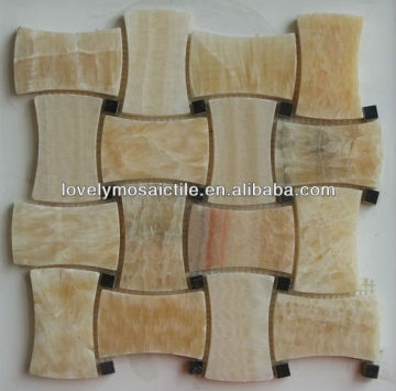 Stone Mosaic Nature Stone Shaped Mosaic Tiles