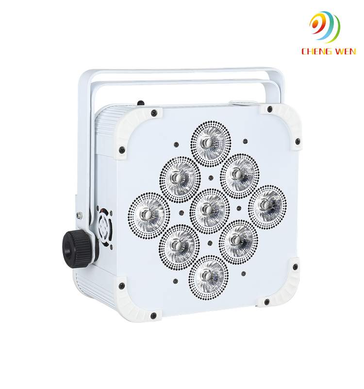 Led Battery Par Light 9x18w 6 in 1