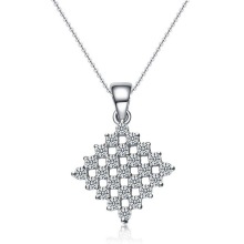New arrival cubic zircon plating Rhodium aroma necklace
