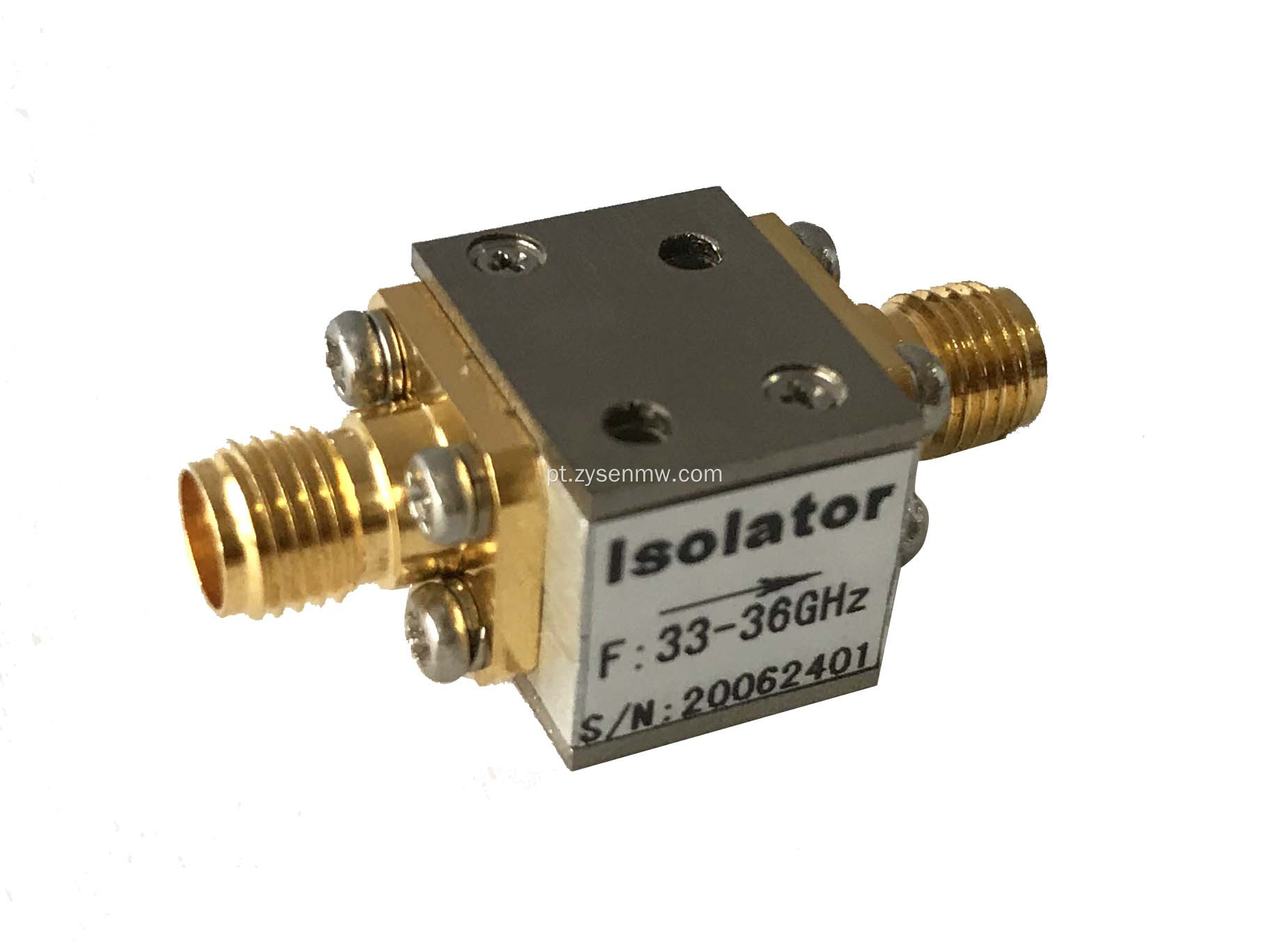 Isolador coaxial e suspenso