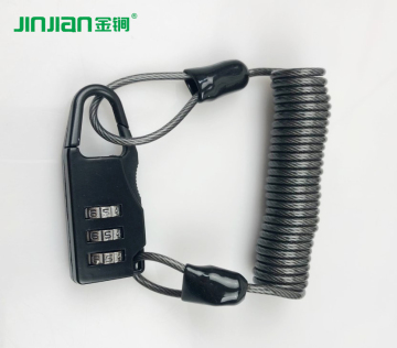 Portable Digital Combination Lock Helmet Lock Accessories