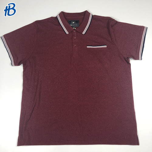 Camisetas de polo rojo de negocios para hombres personalizados