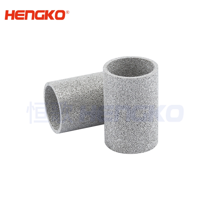 Factory direct sale 40-50 um micron pore grade sintered porous metal SS stainless steel filter tube