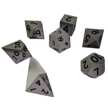 Custom DND Silicone Dice Set for RPG and Board Games