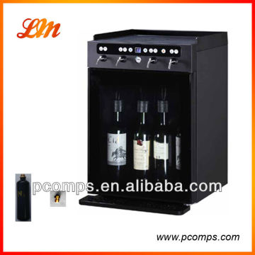 Red Four Bottles Wine Bottle Cooler with Wine Storage Box