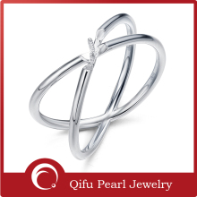 Creative wholesale 925 silver cultured pearl ring mounting