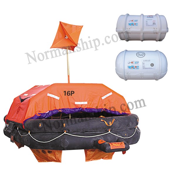 Solas 12 person throwing inflatable liferaft Type A with cheap price CCS/EC/GL/ZY