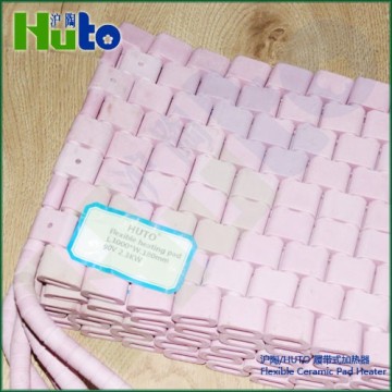 HUTO Oil pipe welding treatment application 80V low voltage electric ceramic flexible heating pad