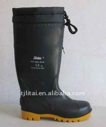 black tall boots