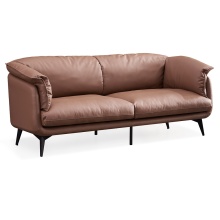 Brown Leather Couch: Soft and Comfortable Sofa