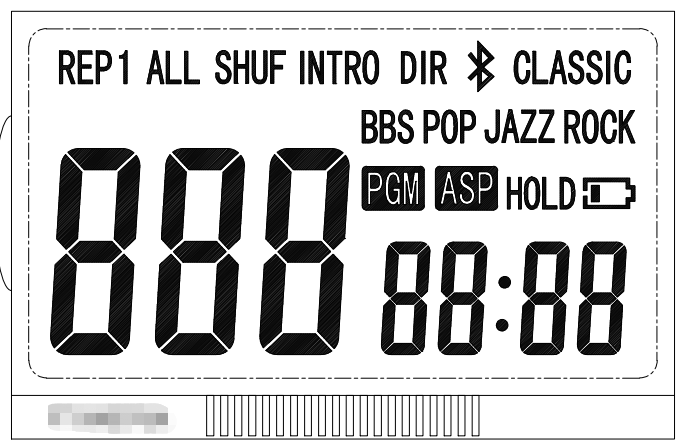 2.7Inch Small Precise LCD Display