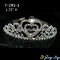 2018 Heart Wedding Tiara Combs