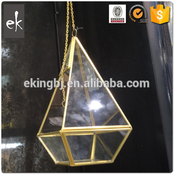 Wholesale Alibaba candle_holder geometry glass house