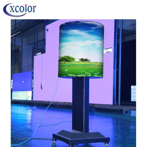 Curved Indoor Flexible Soft Led Cylindrical Screen
