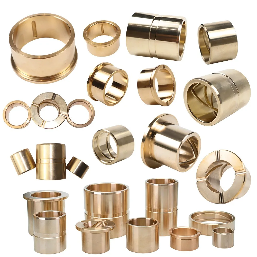 Casting Brass Bush Flanded Machinery Bronze Bearing