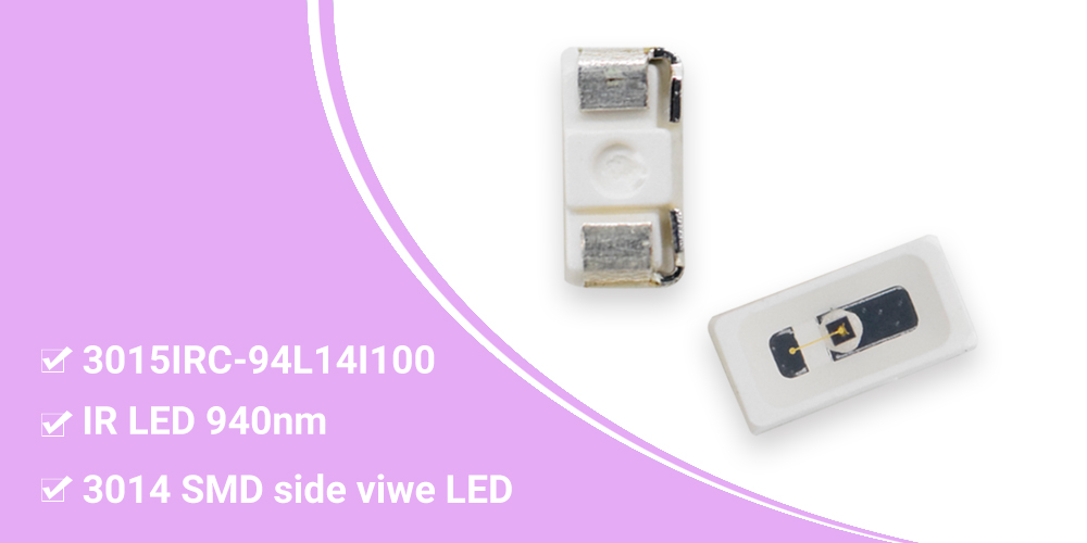3015IRC-94L14I100 Side View Emitting LED Super Bright 940nm LED Infrared LED