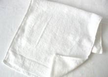 21s High Quality Satin Border Face Towels