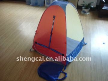 kids playing small tent