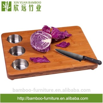 Bamboo Cutting Board Set - Bamboo Cutting Board with Juice Groove