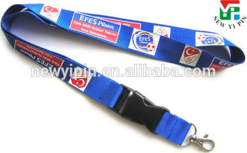 Factory custom polyester lanyard full color cheap printed lanyard with your logo