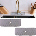 Faucet de silicona personalizado Splash Catcher Faucet Mat Absorbent