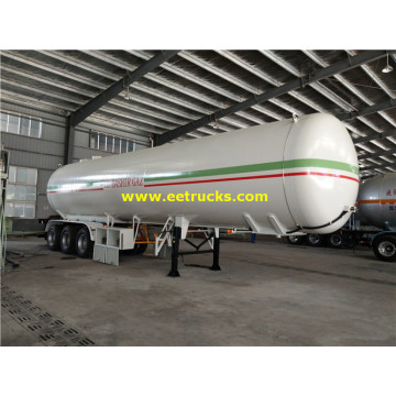 54m3 Tri-trục Propane Gas giao hàng Trailers