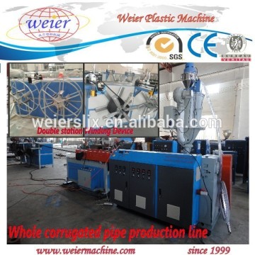 PP PE PVC electric conduit flexible pipe making machinery