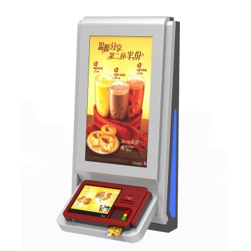 Smart Hanging Wall Kiosk နံရံသည်အစာရှောင်ခြင်းအစားအစာကွင်းဆက်စားသောက်ဆိုင်များအတွက် Kiosk တပ်ဆင်ထားသည်