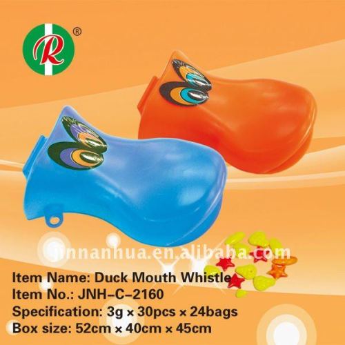 Duck Mouth Whistle/ soft candy toy/ sweet