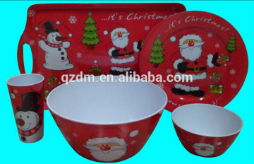 Cheap A1 Christmas Melamine Dinner Set