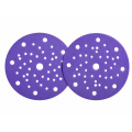 Filme de lixa roxo com furos de ciclone para acabamento de pintura