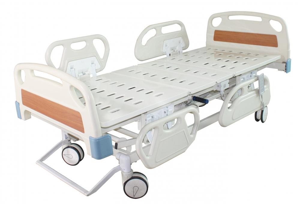 Multifunctional patient bed with wheels