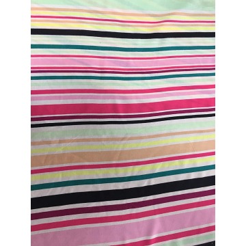 Lines Design Rayon Challis Printing Fabric