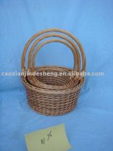 sell brown willow basket with handle