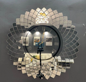 Mirror wall clock for cheap online sale