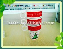 stackable ceramic mug for promotion sublimate