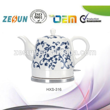 Porcelain And Stainless Steel Portable Electric Kettle