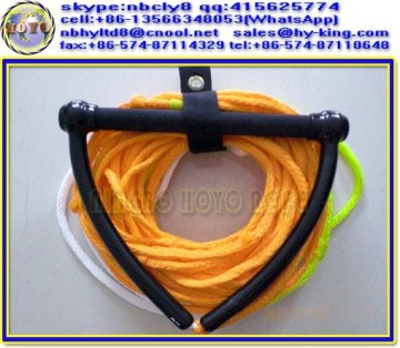 Poly water ski boats rope , pe nylon water sports rope , polyethylene water ski bindings rope