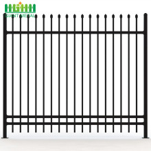 Tubular Wrought Iron Steel Prefab Picket Fence Panels