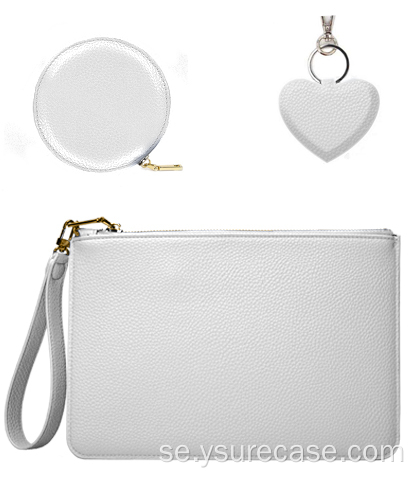 Anpassade lyxkvinnor Lather Clutch Bag