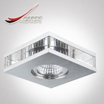 brushed aluminum spotlight, fashionable design, simple but beautiful