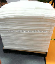 Box-type airlaid paper with SAP /without SAP