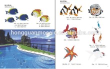 withdot glass mosic blue mixture hongguan