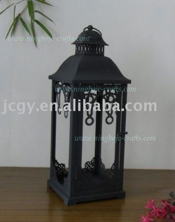 Metal Lantern with black color